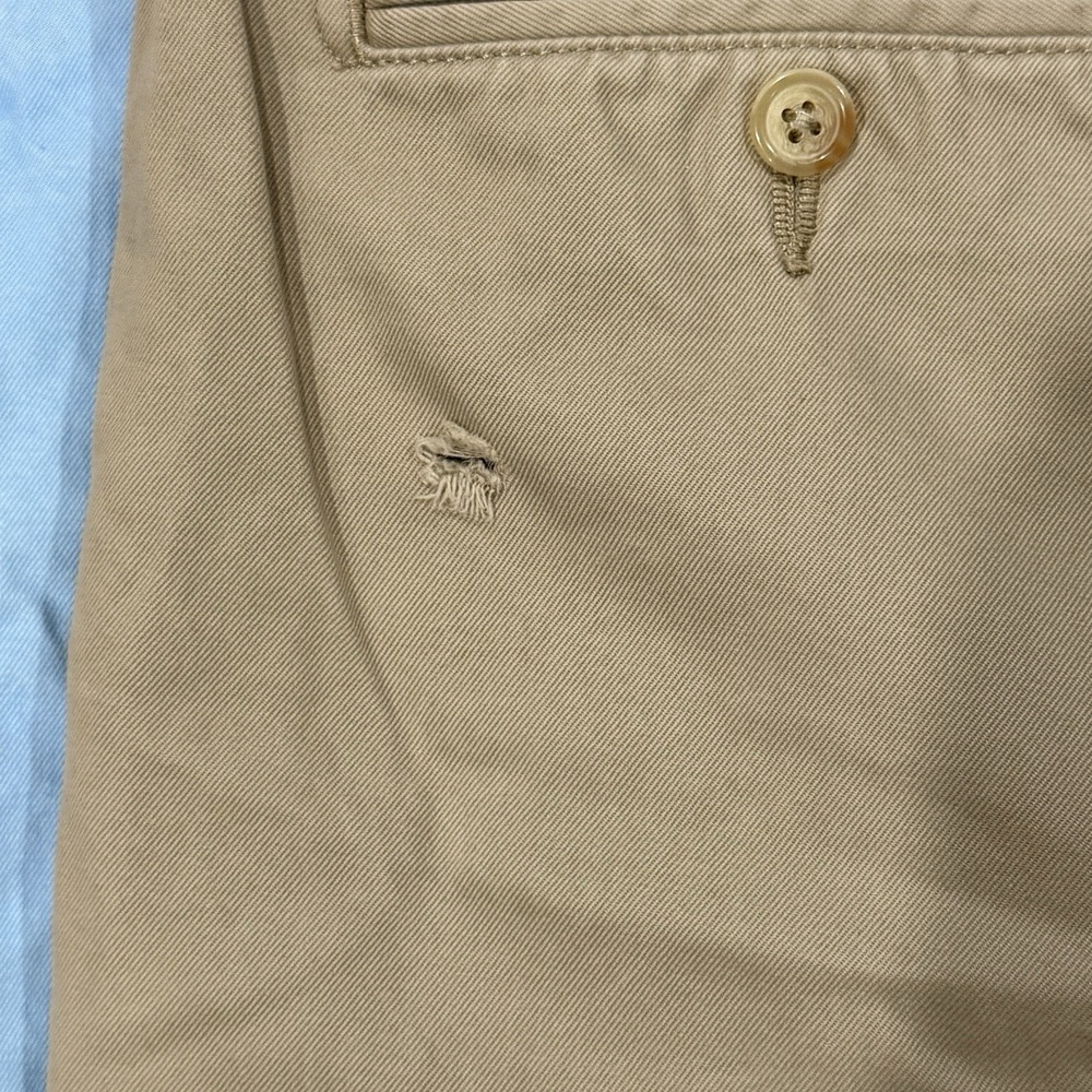 Peter Millar Shorts Mens 40 Beige Golf Outdoor Khaki Blue X2 Lot Flat Front - Picture 4 of 10